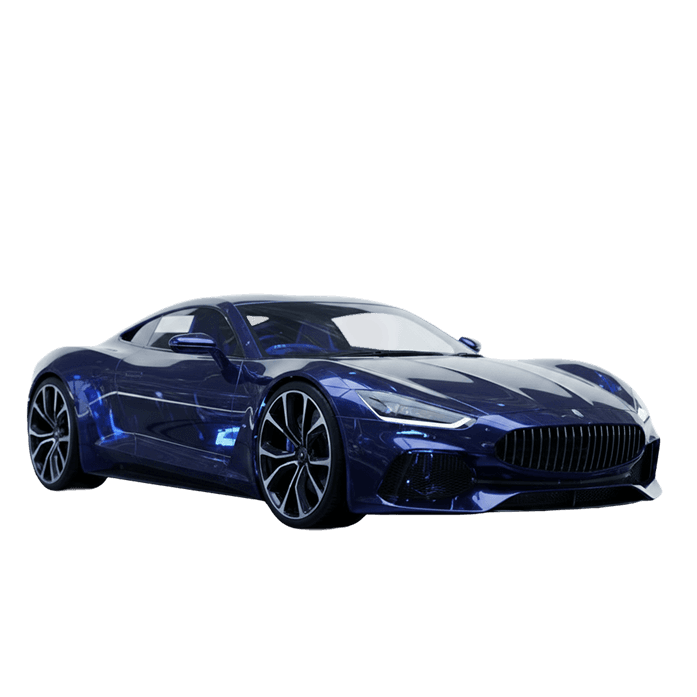 Sports car for ride booking